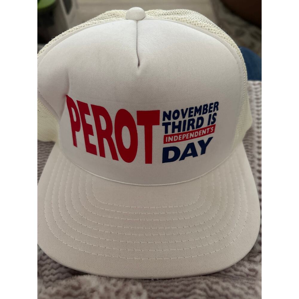 Vintage mesh trucker hat, Ross Perot 1992 Presidential Campaign